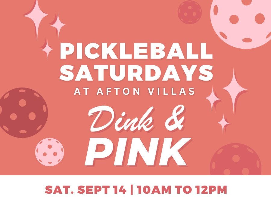 Afton Villas Pickleball Saturdays 